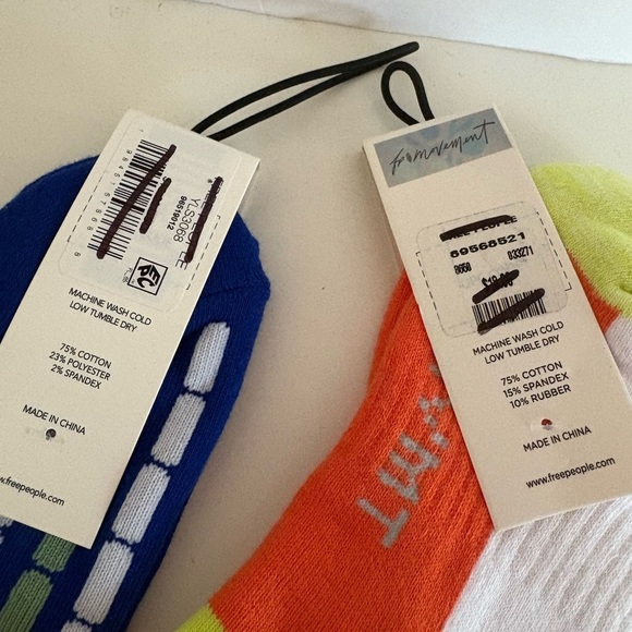 Set of 2 NWT Free People FP Movement Crew Socks - Picture 12 of 16
